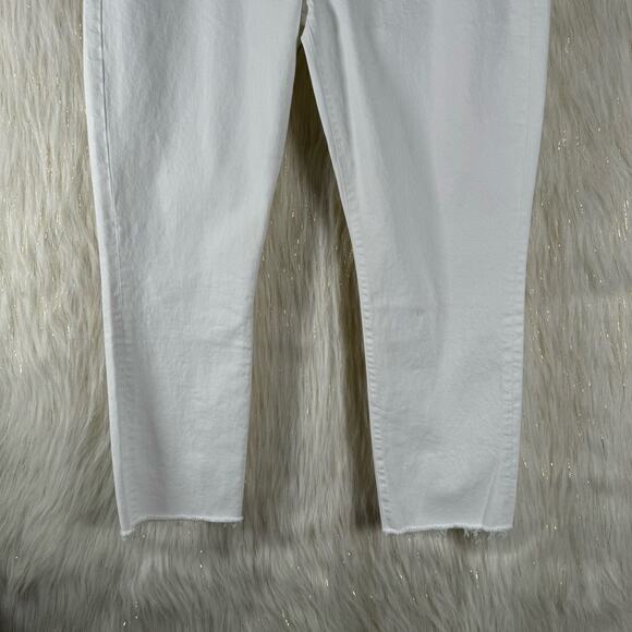 NWT Citizens of Humanity Ella Mid Rise Cropped Jeans Moonglow White Size 32 - Picture 5 of 15